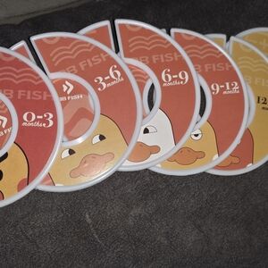 Closet baby size clothes organizers. Set of 7. Like new!